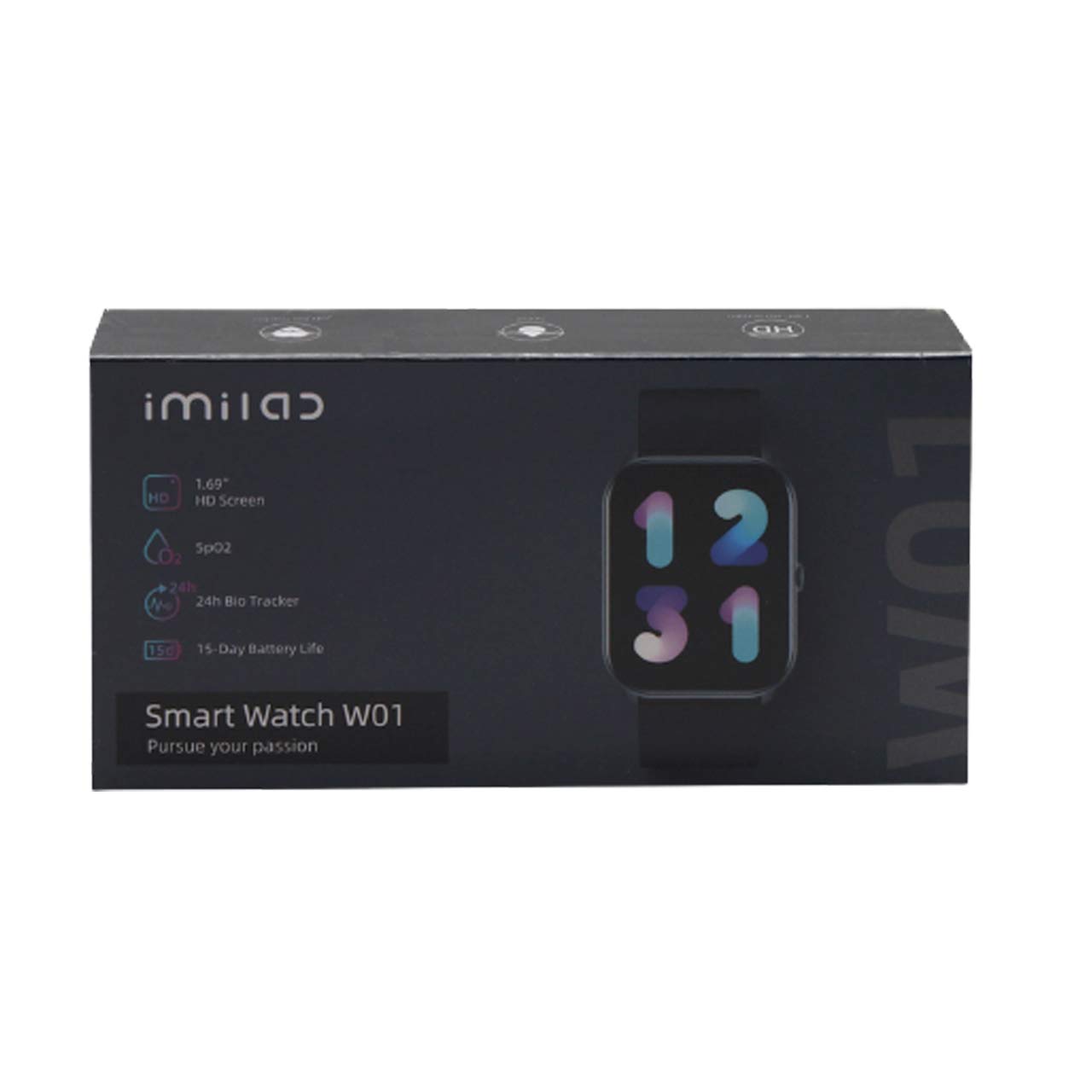 ساعت هوشمند شیائومی IMILAB مدل Smart Watch W01 - مشکی (گارانتی 6 ماهه شرکتی)