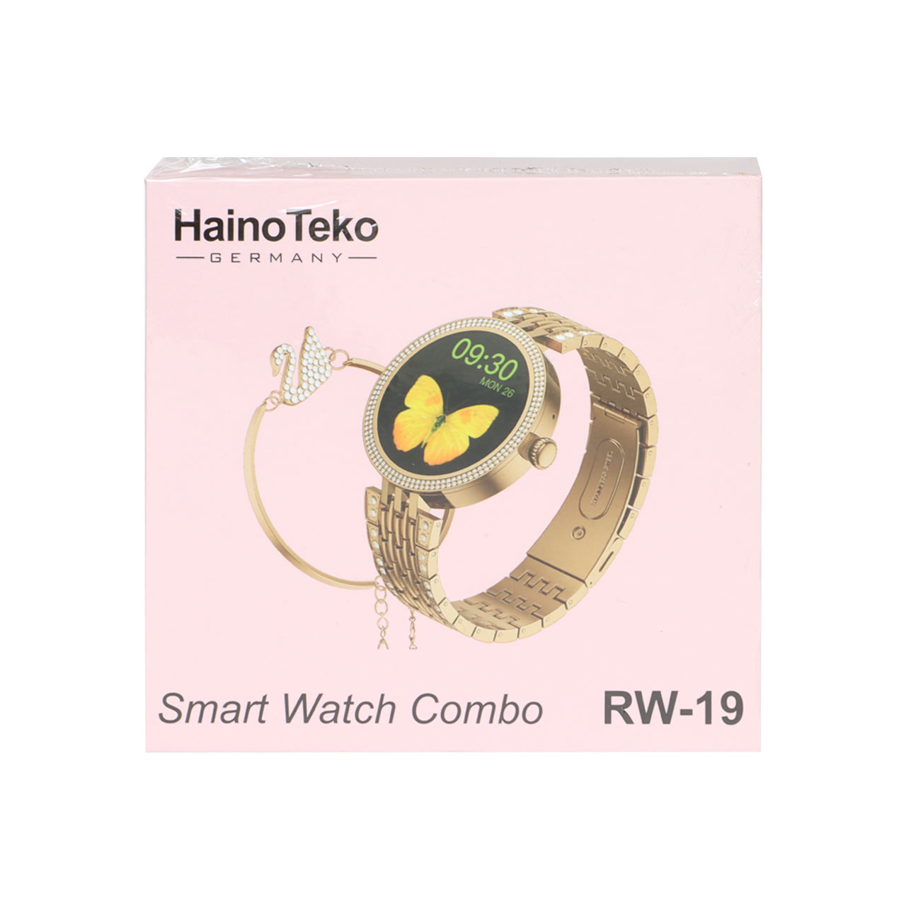 ساعت هوشمند Haino Teko مدل RW-19 - رزگلد (گارانتی شش ماهه شرکتی)